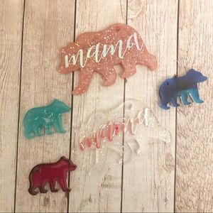 ✨Mama bear & cubs keychain